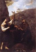 SACCHI, Andrea St Francis Marrying Poverty d painting